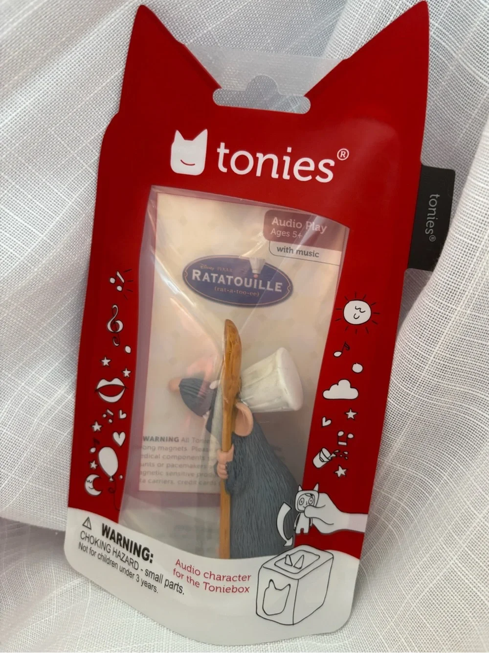NWT Tonies Disney Pixar Ratatouille Tonie Character for Toniebox 1&2